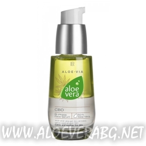 Двуфазен Серум за Лице за Стресирана Кожа CBD LR ALOE VIA