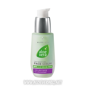 Хидратиращ серум за лице 24h Aloe Vera, Предотвратяващ Бръчките