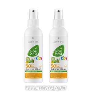 Слънцезащитно Спрей Мляко за Деца SPF 50, LR Aloe Via | Двоен комплект