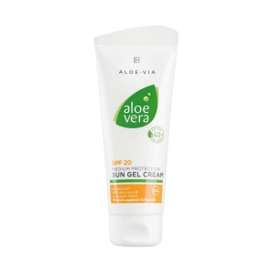 Слънцезащитен Гел-Крем с фактор 20 за хора с тен, Aloe Vera